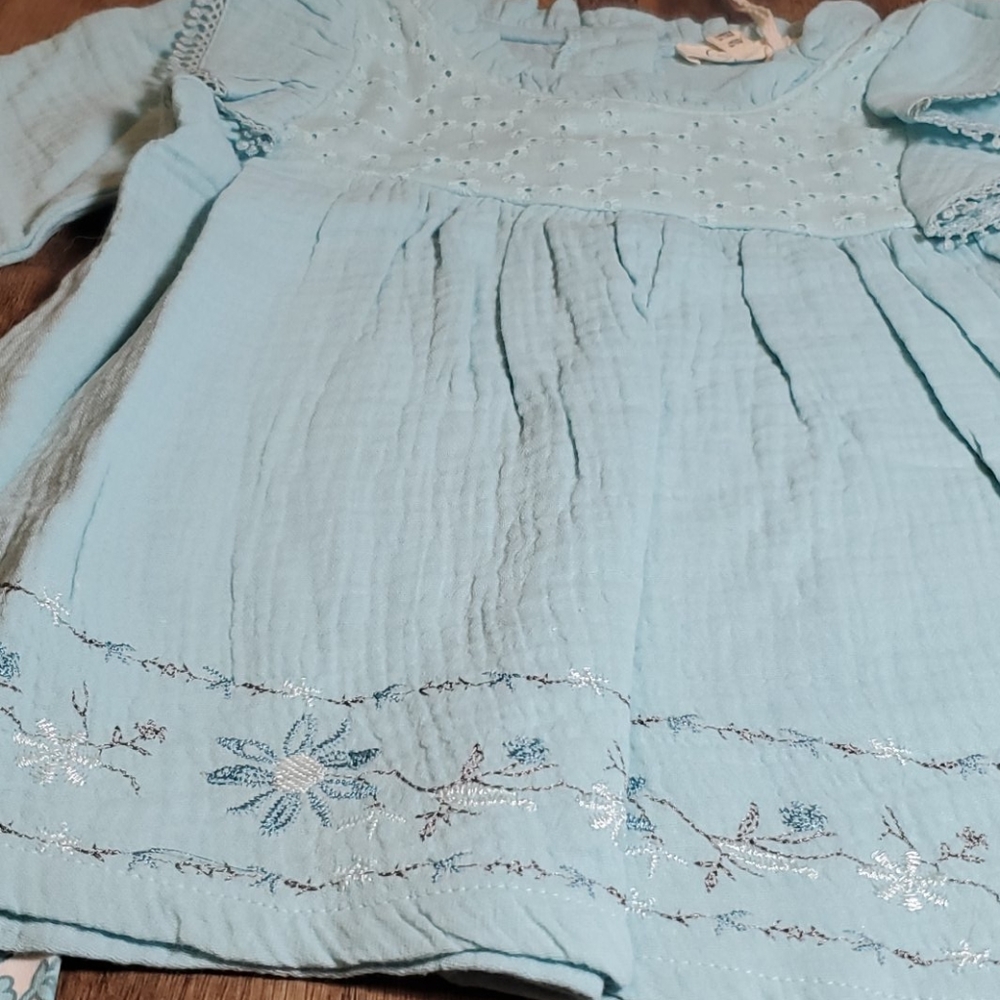 NWT 2T girl Jessica Simpson beautiful blue outfit - Picture 6 of 16